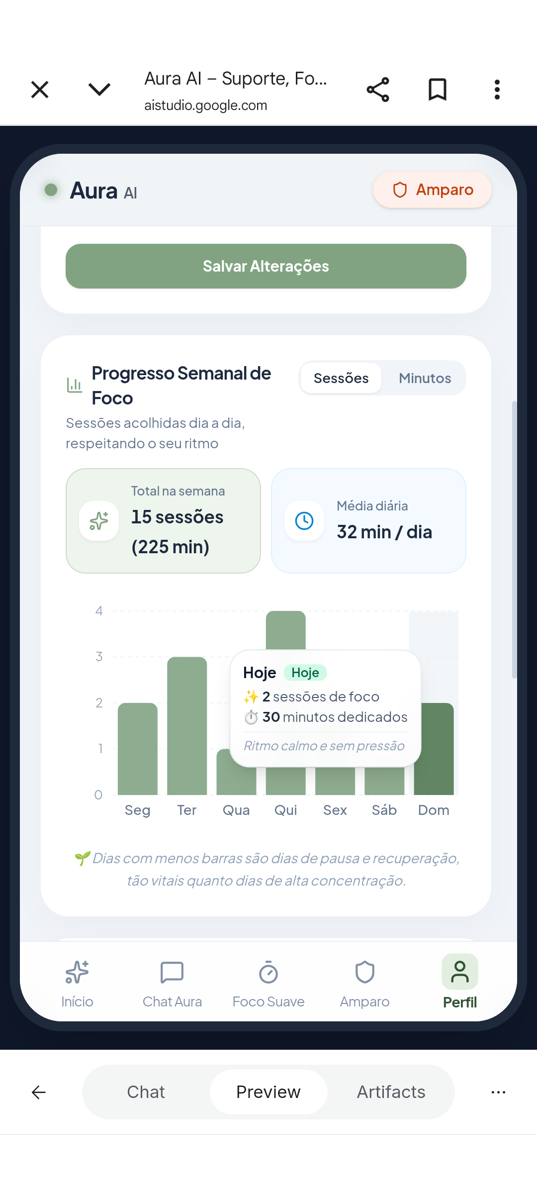 Tela 13 do aplicativo Aura