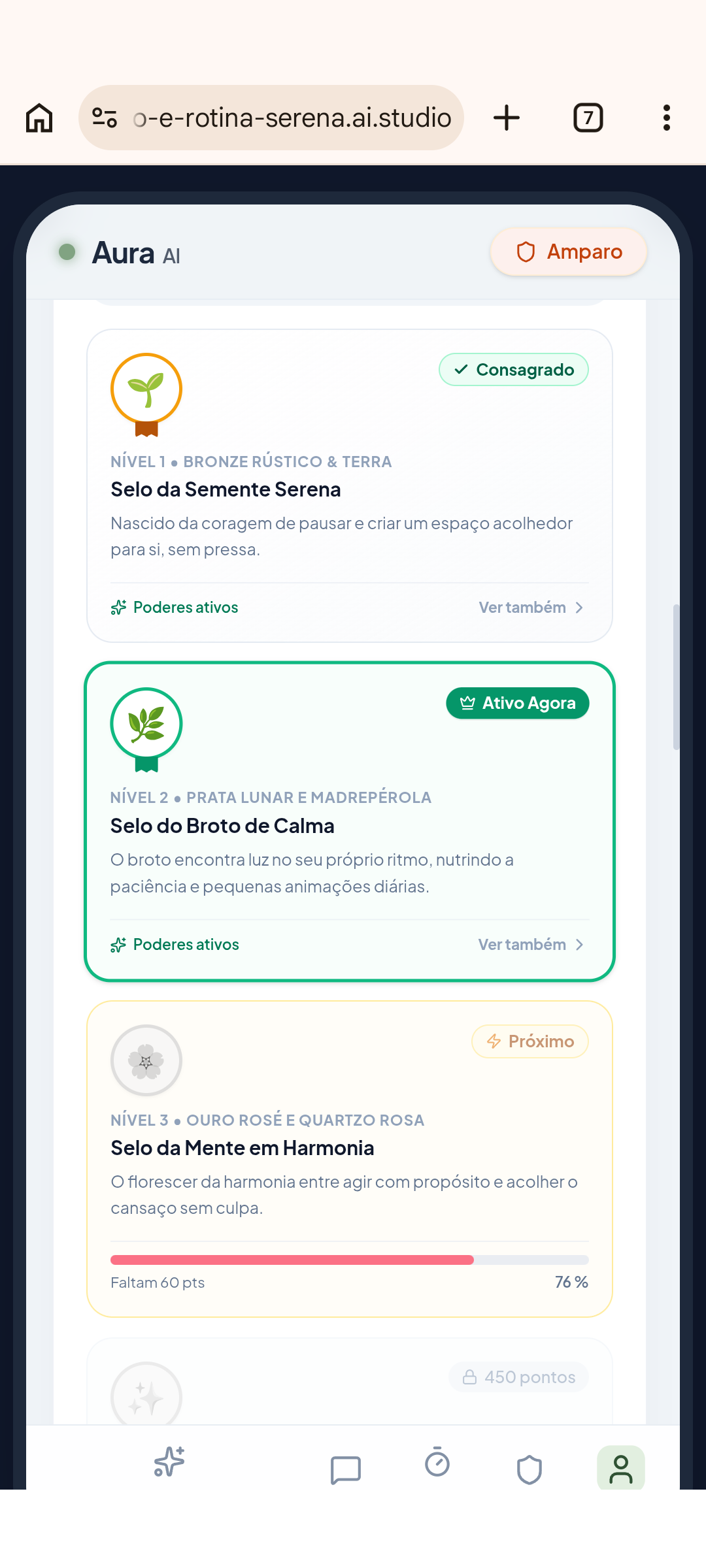 Tela 5 do aplicativo Aura