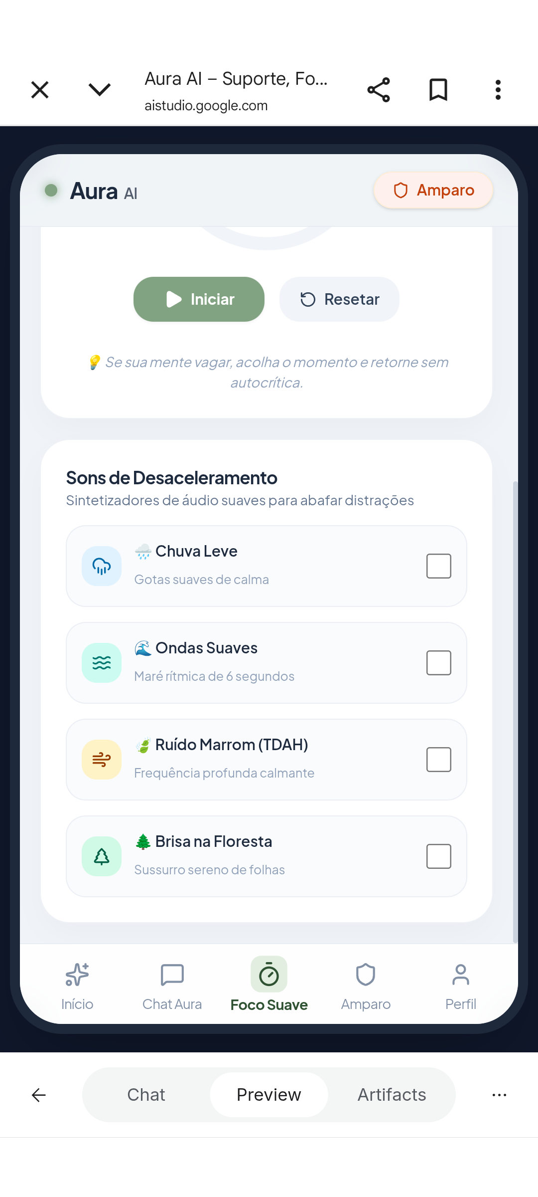 Tela 15 do aplicativo Aura